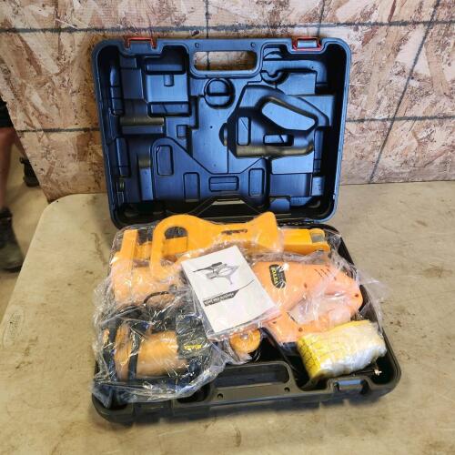 Roadside emergency tire changing kit