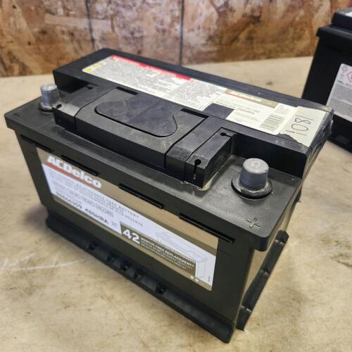12V load tested battery 7"W 11"L 7"H