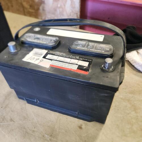 12V Load tested battery 11"L 8"W 7"H
