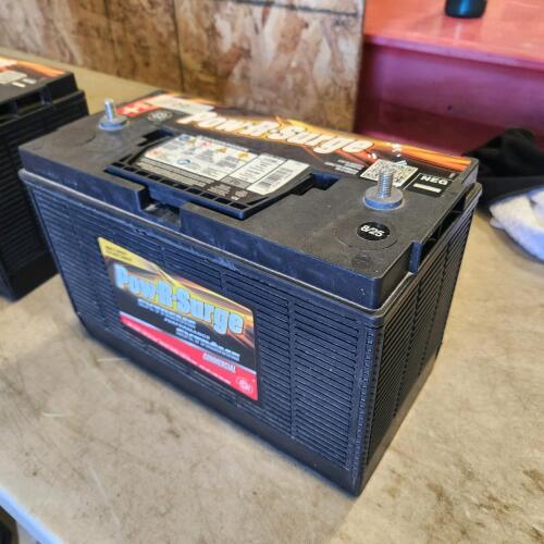 12V Load tested battery 13"L 7"W 9"H