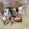 Jump starter, light bar, strobe lights, etc.