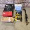 Torch head, screwdrivers, etc.