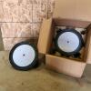 2- 11" LED high bay lights, missing lenses