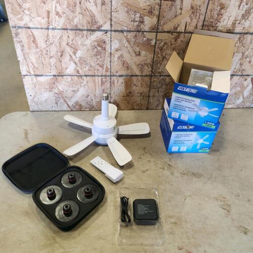 3 in 1 charger, mini ceiling fans