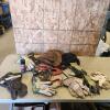 Booster cables, gloves, hats
