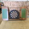Dart board & cabinet