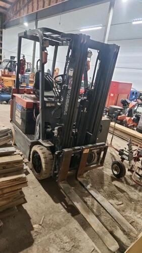 Toyota battery forklift no charger