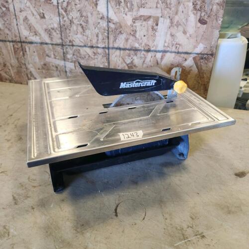 Mastercraft wet tile saw