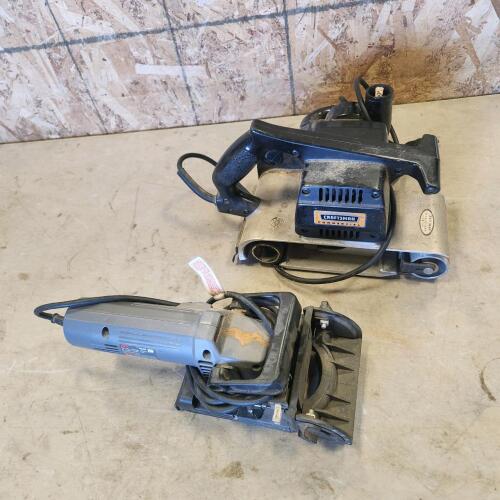 4" Belt sander, biscuit joiner