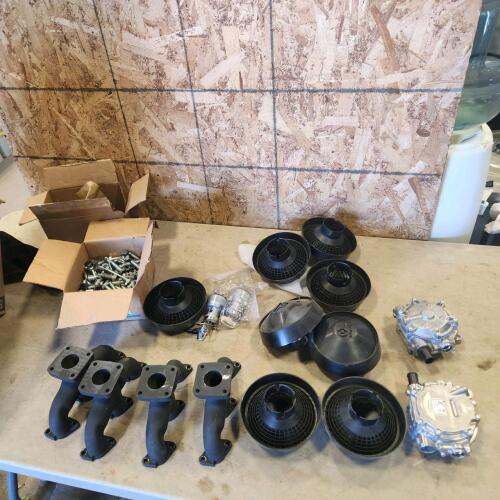 Ignition switches, propane regulators, various sized bolts