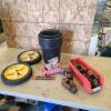 U Joints, dolly wheels, buckets, etc.