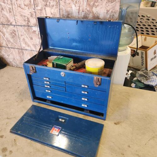 Machinist's toolbox w contents