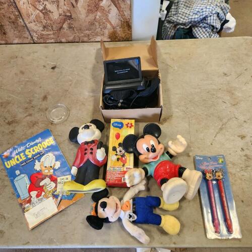 Baby monitor, mickey mouse memorabilia