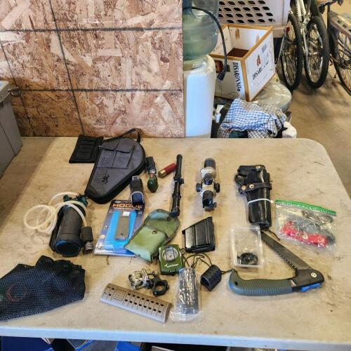 Various scipes & hunting related items