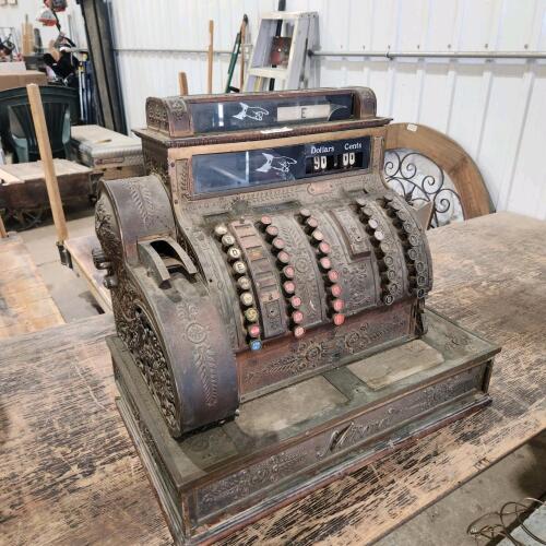 Vintage cash register