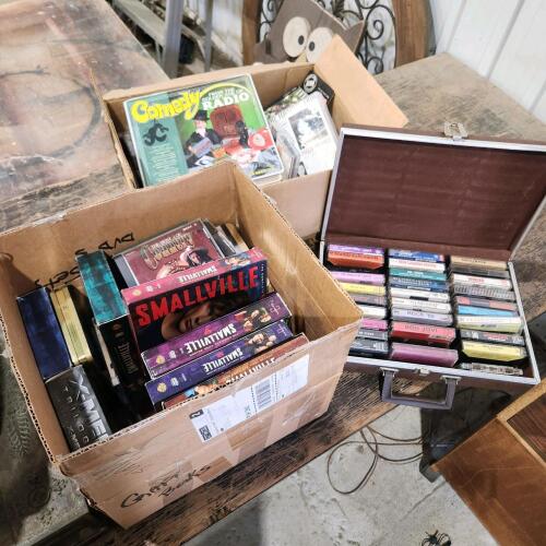 Cassettes & DVDS