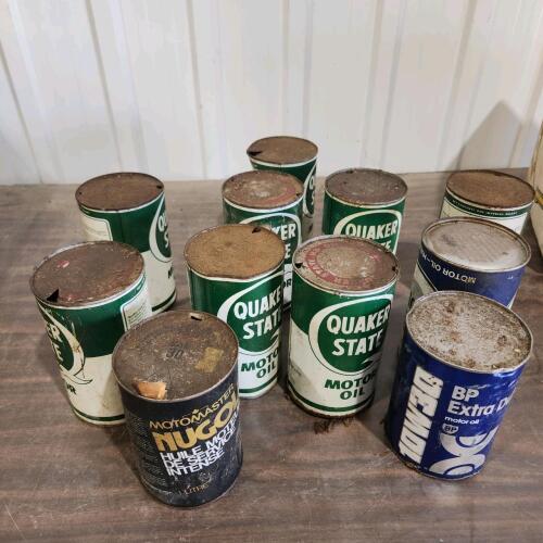 Empty oil tine