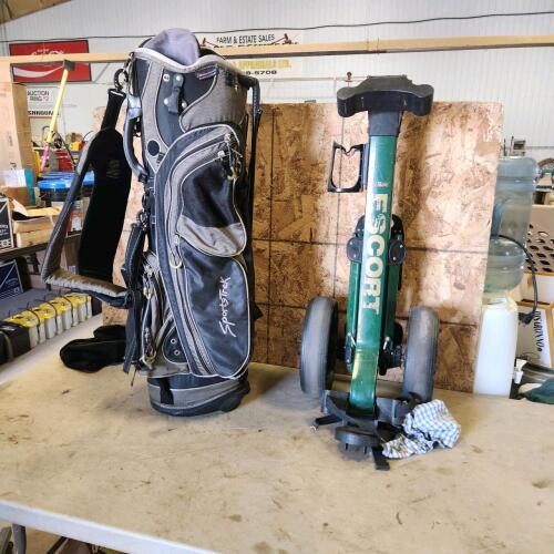 Golf bag & cart