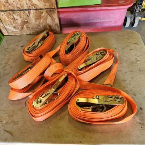 6 2" Ratchet straps