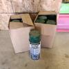 12 Cans shutter green rust paint