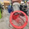 Bungee chair, various sized tubs