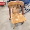 Oak office chair
