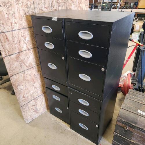 4 Letter sized filing cabinets