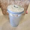 Metal garbage pail