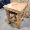 Rustic wooden table 18"W 25"H