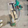 Extendable window cleaning brush, trimmer w attachments batter & charger