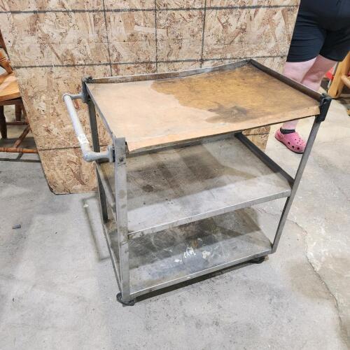 Stainless table 26"L 16"W 30"H