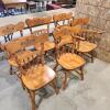 6 Wooden chairs