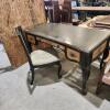Desk w chair 60"L 30"W 31"H