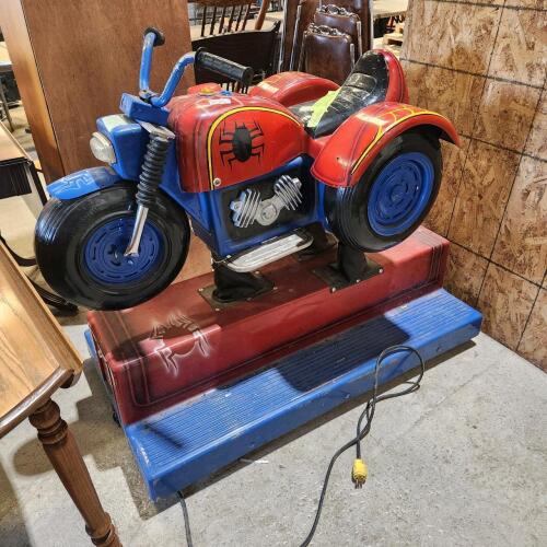 Working coin operated kids ride