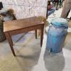 Piano bench & milk can