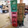 6 Milk Crates & cart