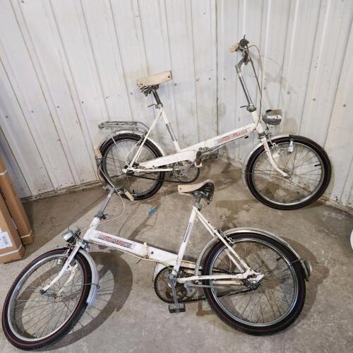 2 20" Vintage folding bikes