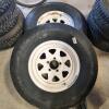 2 15" Trailer wheels