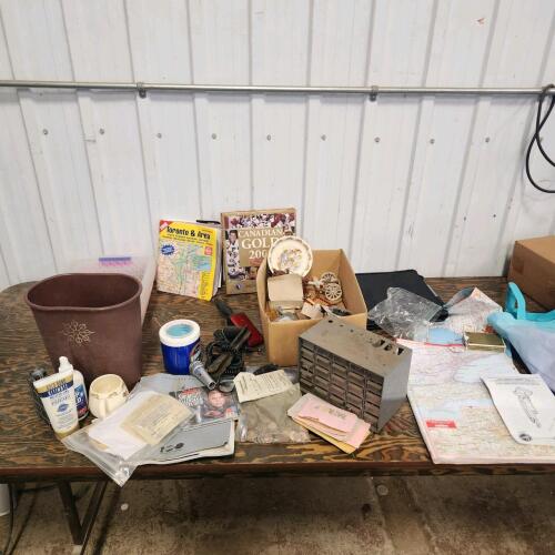 Various stamps, coins, etc.