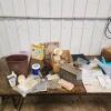 Various stamps, coins, etc.