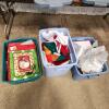 3 Totes of Christmas items