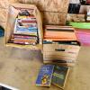 File box, various books