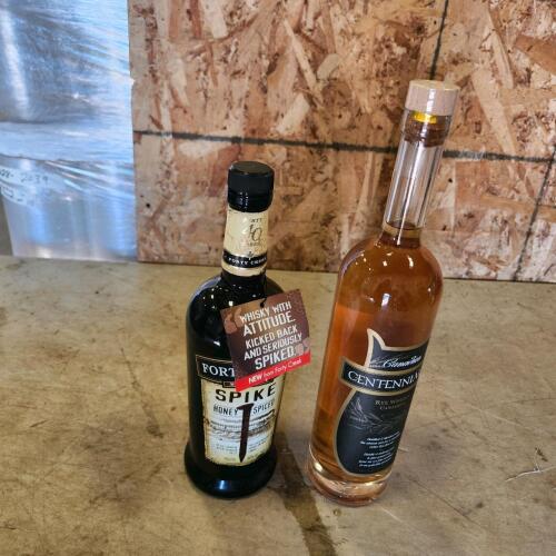 2 Sealed 750ml bottles of whiskey