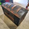 Antique chest w contents
