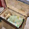 Antique chest w contents - 2