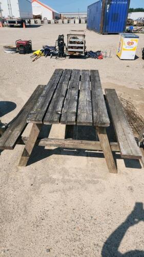 70"L Picnic table