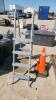 Pool ladder, 4 27" pylons