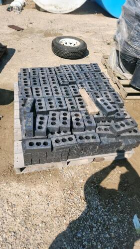 Skid of bricks