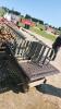 Metal top patio table w 6 chairs no cushions