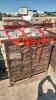 44"x 38"x 44" Steel crate of 14" seasoned firewood